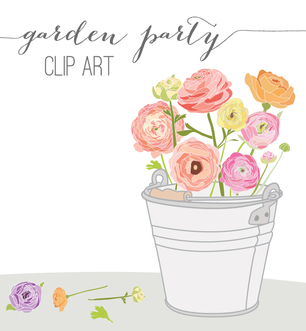 free clip art garden party - photo #1