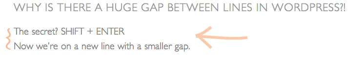 how-to-remove-gap-between-lines-in-wordpress
