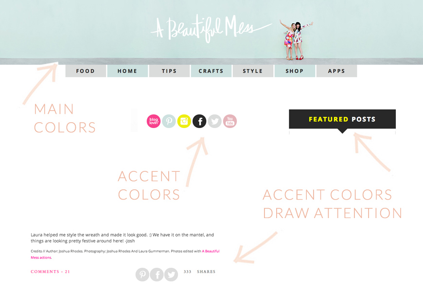 Blog Design Color Tips - angiemakes.com