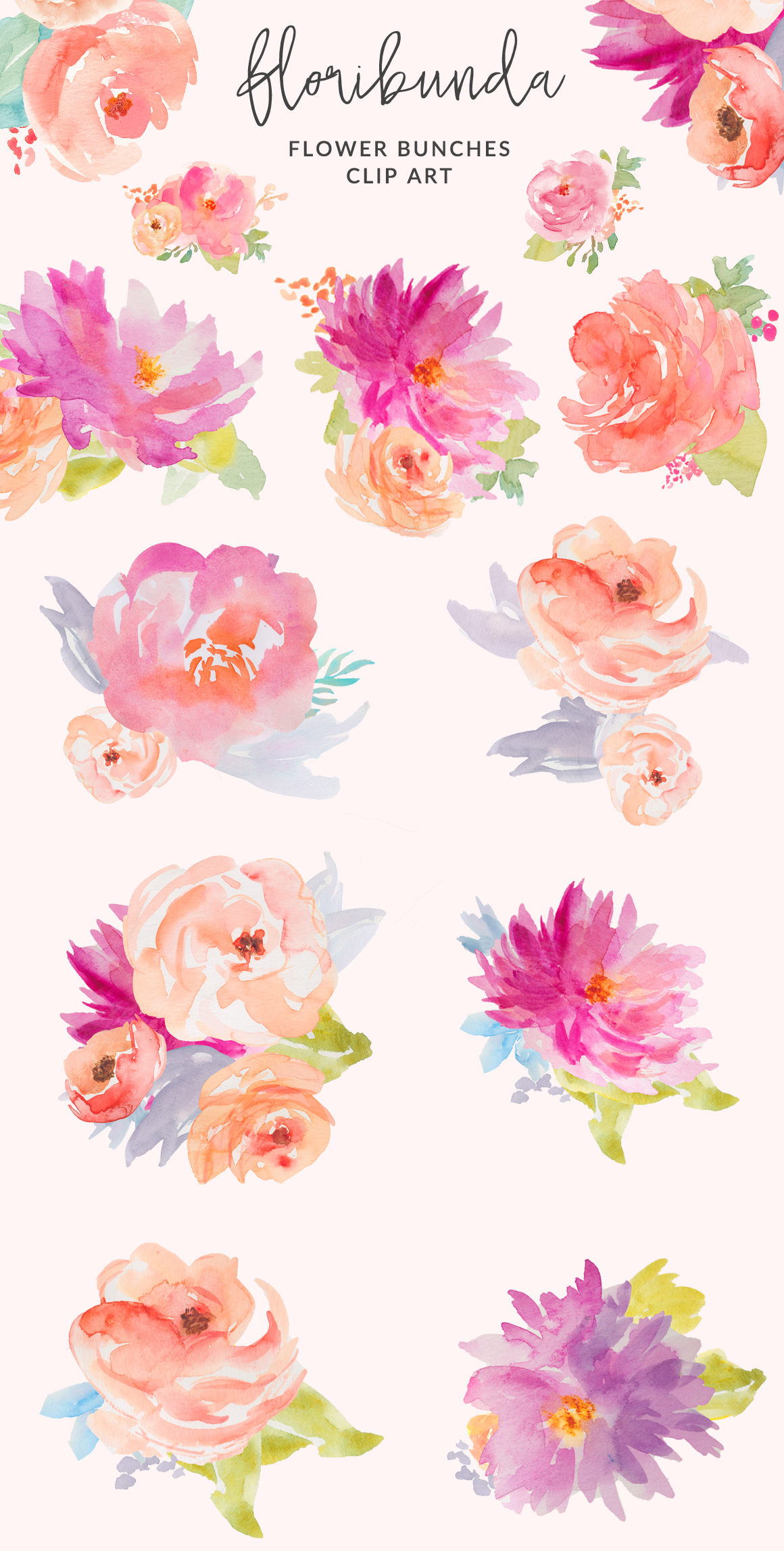 clipart watercolor flowers - photo #43