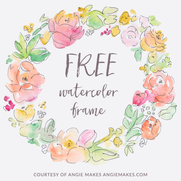 free watercolor flower clipart - photo #20
