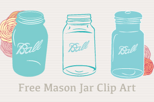 free mason jar clip art