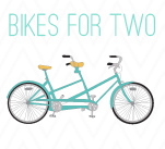 bicycle built for two clip art