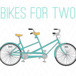bicycle built for two vector