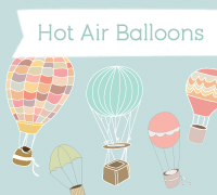 hot air balloon vector