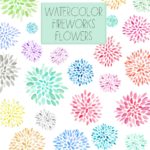 watercolor flower clip art | angiemakes.com