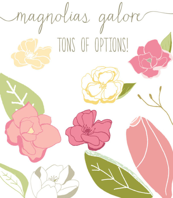 magnolia clip art | angiemakes.com