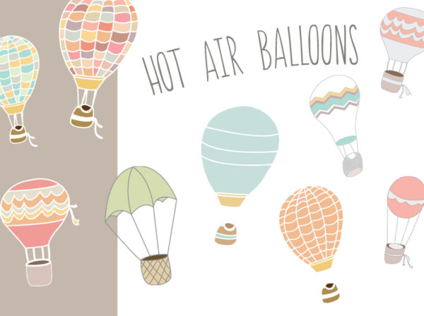 hot air ballon vector clip art | angiemakes.com