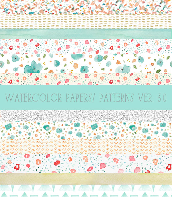 watercolor pattern download