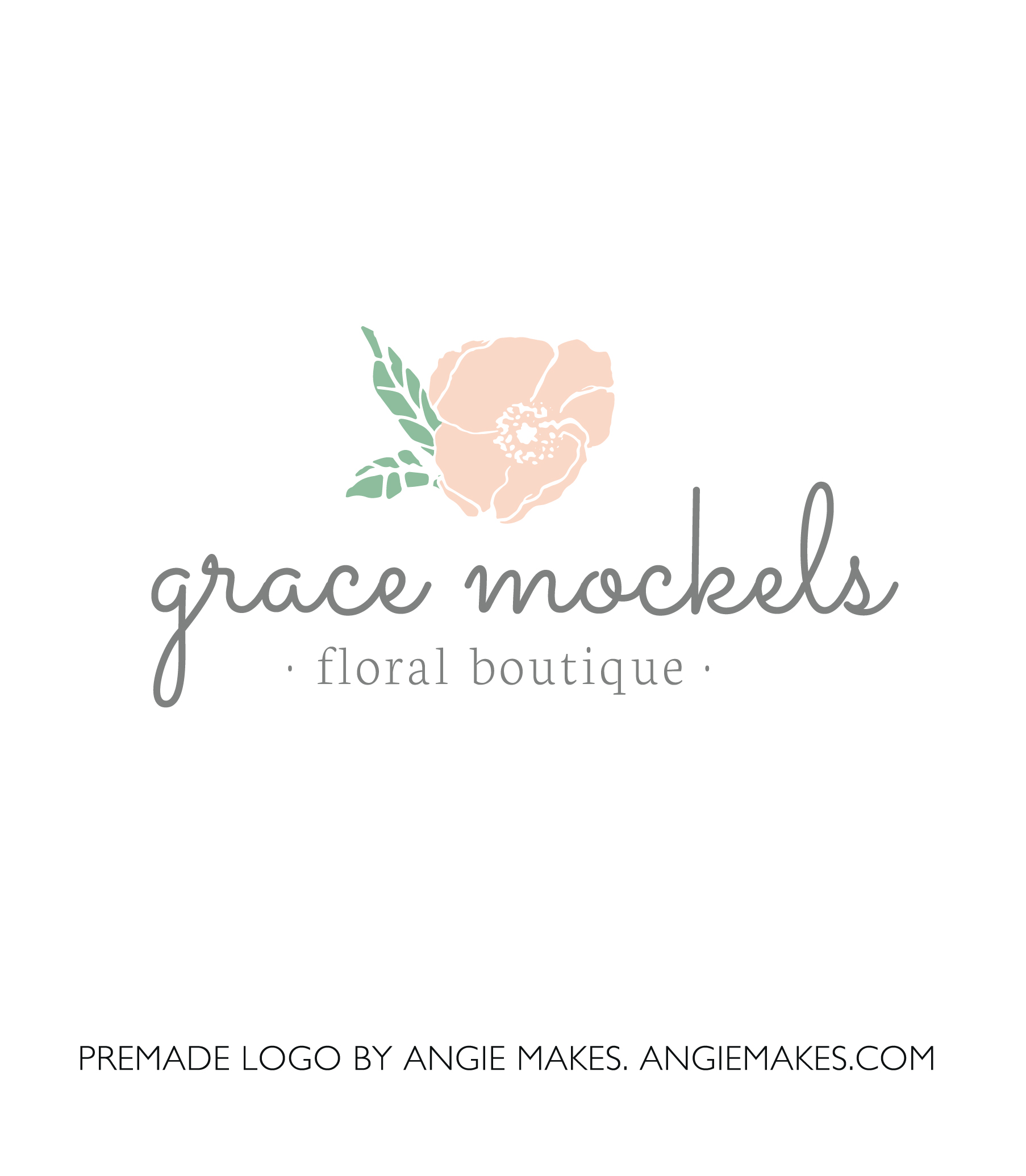 Grace - Premade Florist Logo