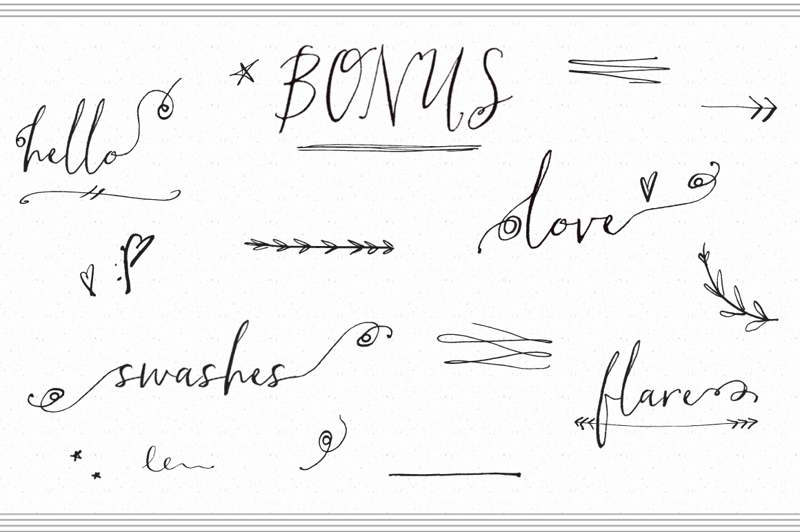 How to Add Swashes to Fonts in Photoshop | angiemakes.com