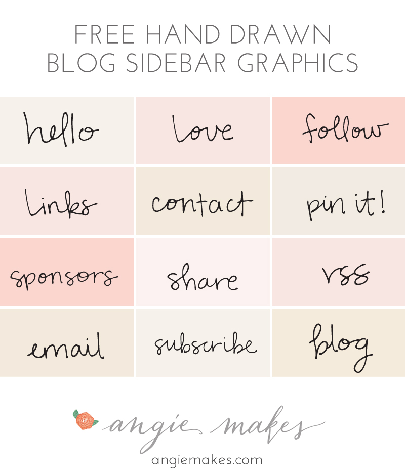 free blog sidebar graphics | angiemakes.ocm