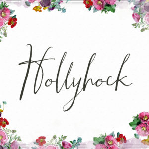 Hollyhock Font - A Modern Calligraphy Font | angiemakes.com