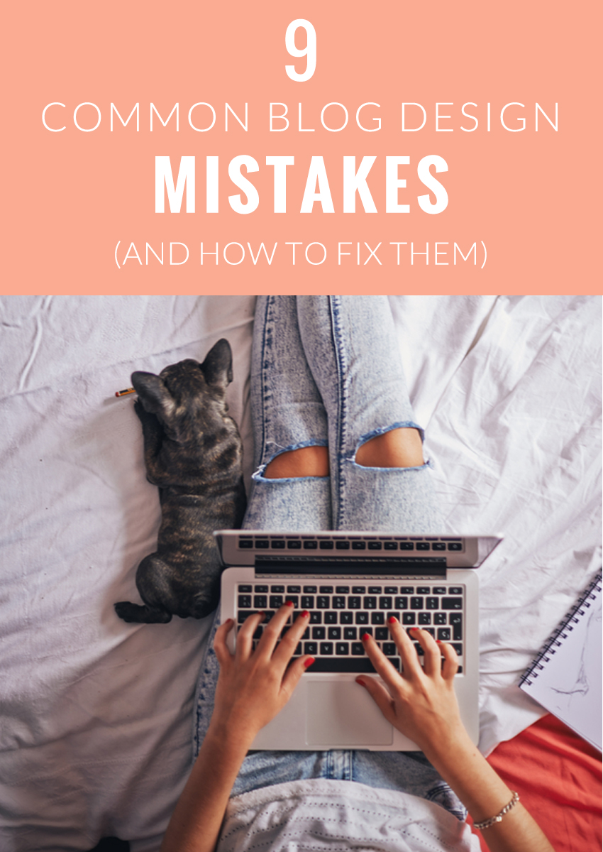 Common Blog Design Mistakes and How To Fix Them. For WordPress and Blogger! | angiemakes.com
