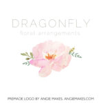 Watercolor Flower Logo by | angiemakes