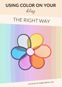 Blog Design Color Tips - angiemakes.com