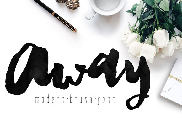 brush lettering fonts | angiemakes.com
