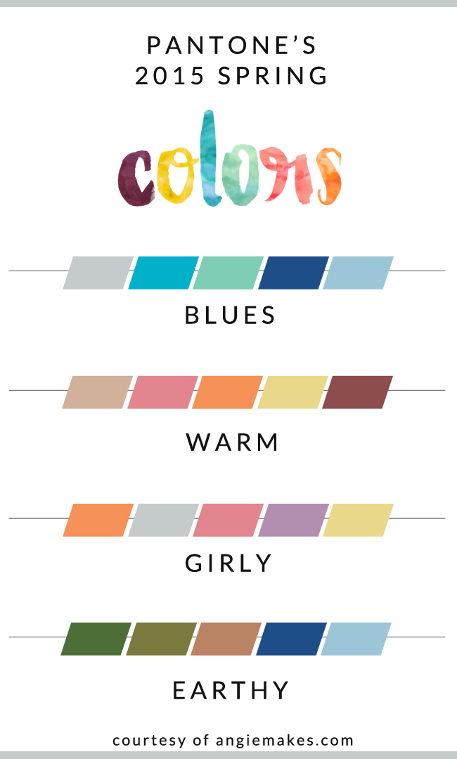 2015 Spring Colors Lineup | angiemakes.com