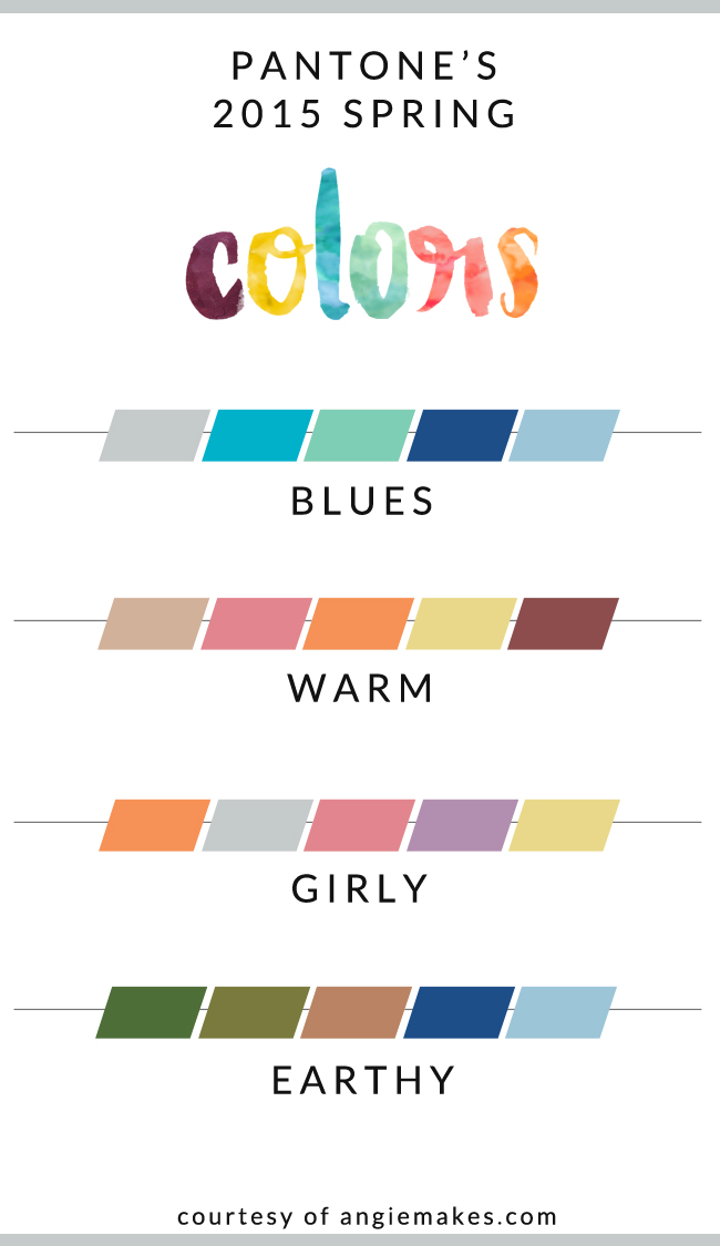 2015 Spring Colors | angiemakes.com