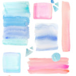 Free Ombre Watercolor Backgrounds | angiemakes.com