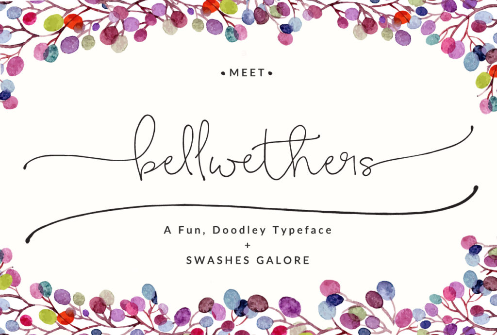 Bellwethers Modern Calligraphy font By Angie Makes | angiemakes.com