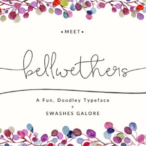 Bellwethers Modern Calligraphy font By Angie Makes | angiemakes.com
