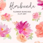 Watercolor Floral Clip Art | angiemakes