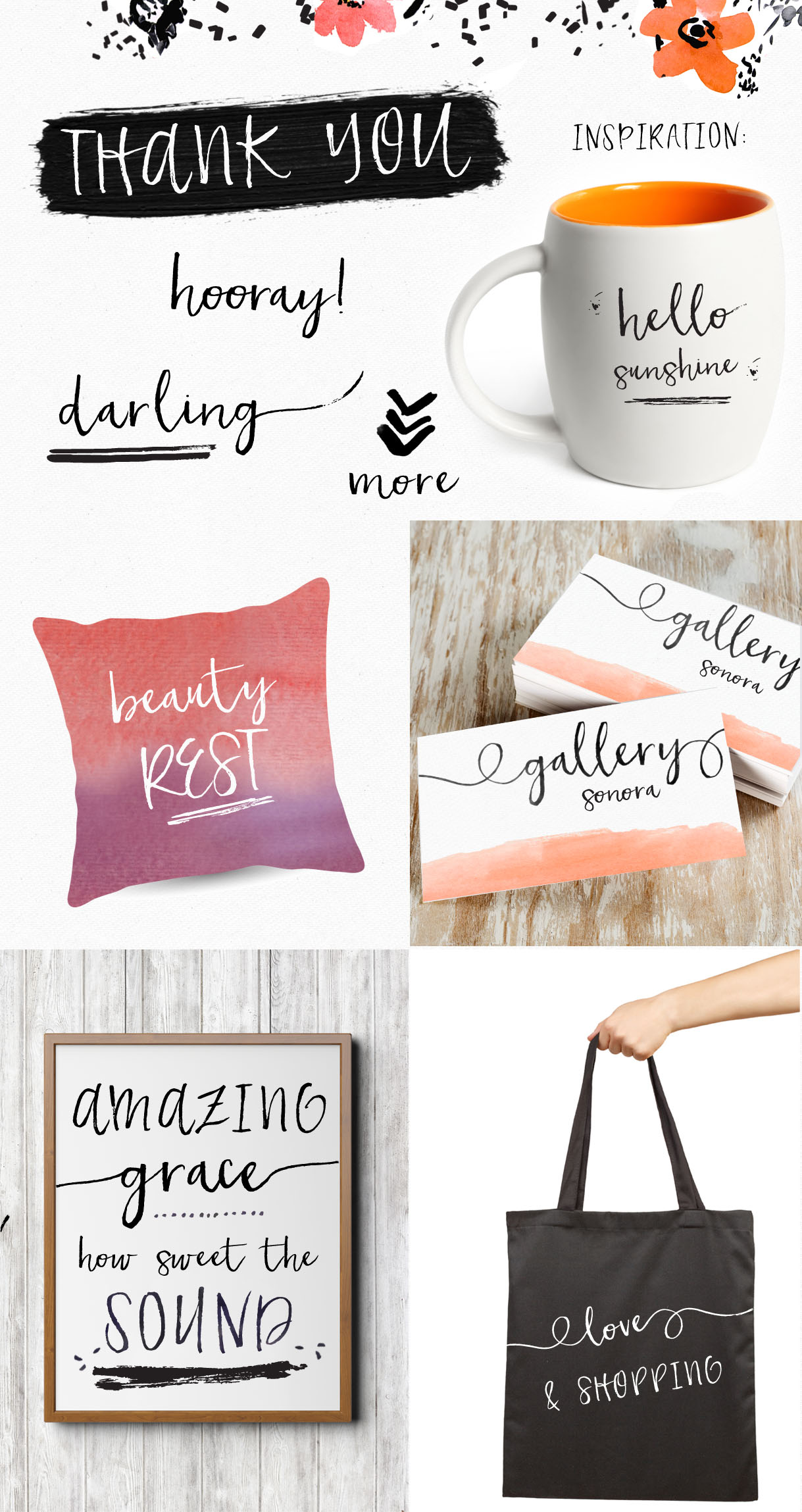 Frolicky Hand Brushed Font by Angie Makes | angiemakes.com