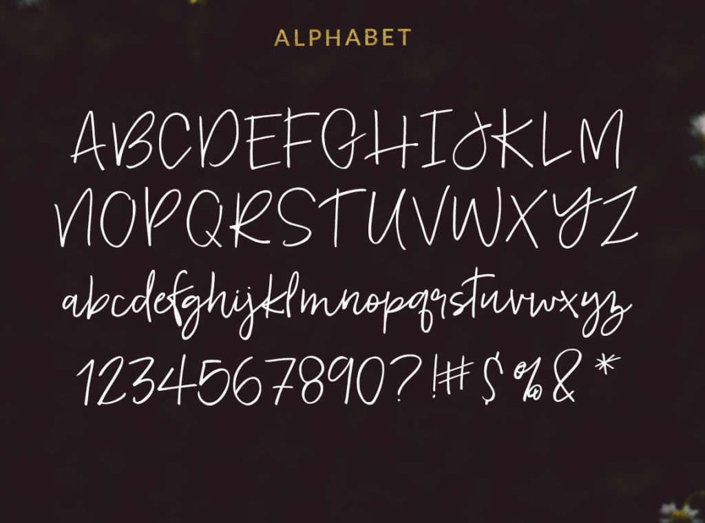 Foxglow Modern Handwritten Font by angiemakes