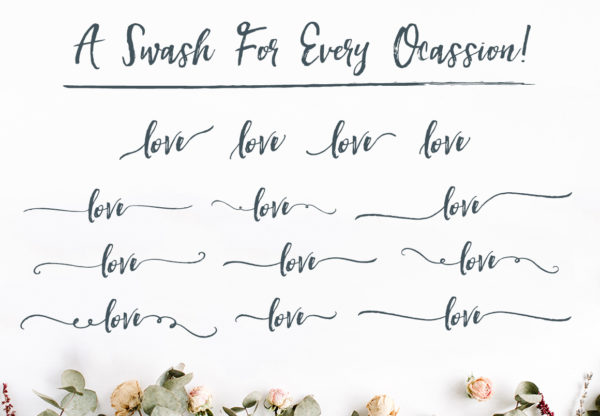 Hand Brushed Calligraphy Font With Realistic Brush Texture | angiemakes.com